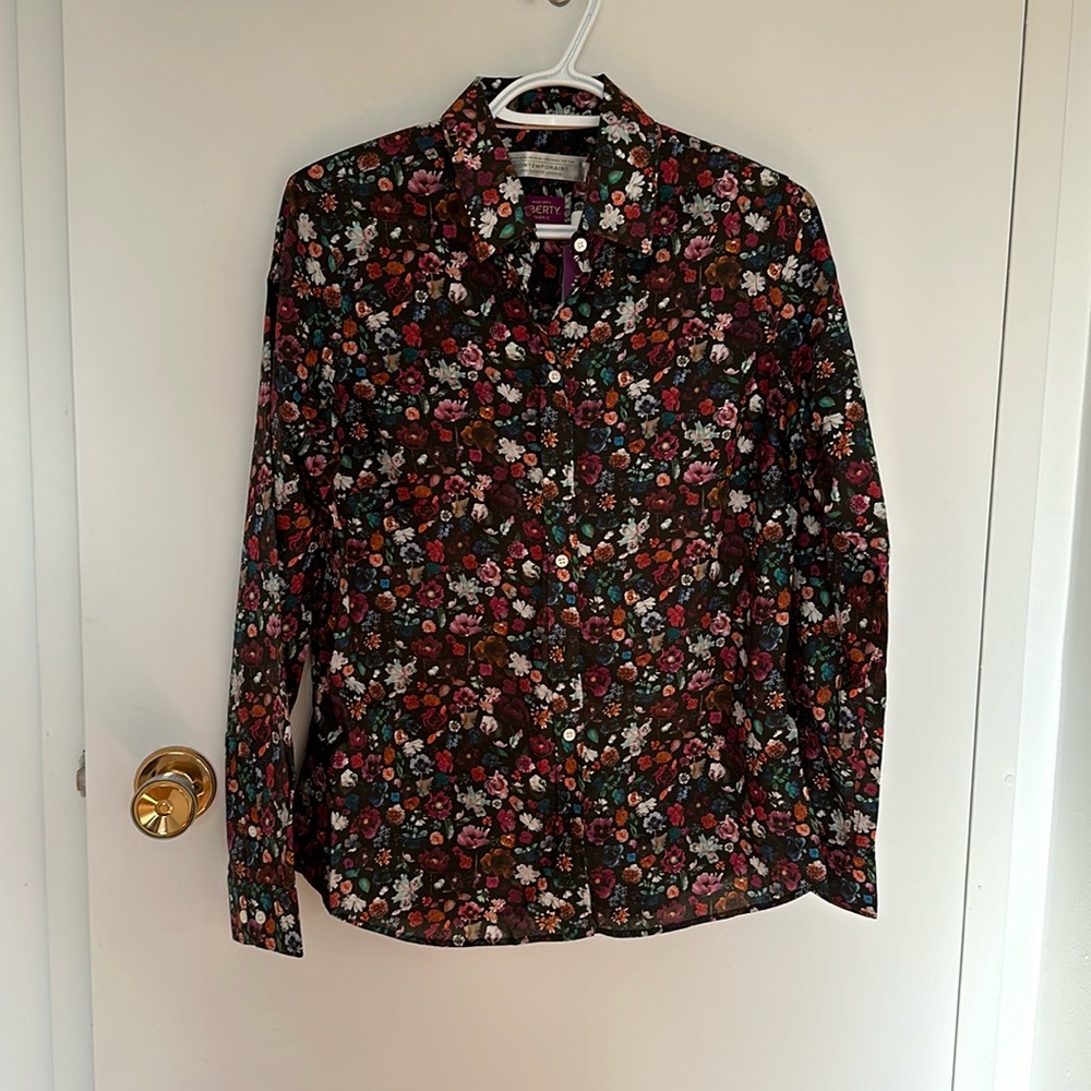 Floral button up